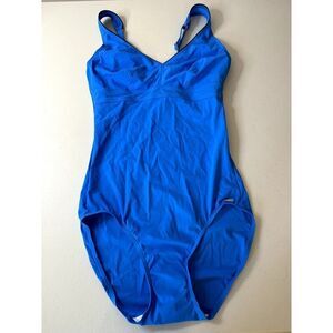 Abecita by Swegmark one piece bathing suit NWOT blue women's small